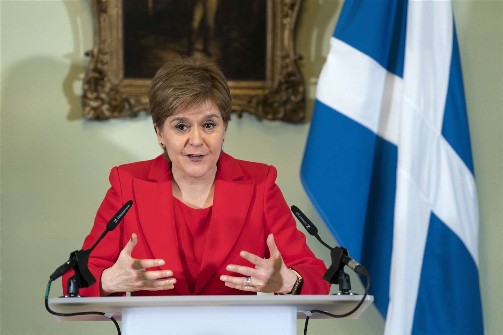Nicola Sturgeon has announced her intention to step down as SNP leader (Jane Barlow/PA)