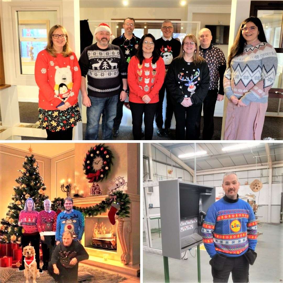 Norscot staff donned Christmas jumpers and raised charity cash.