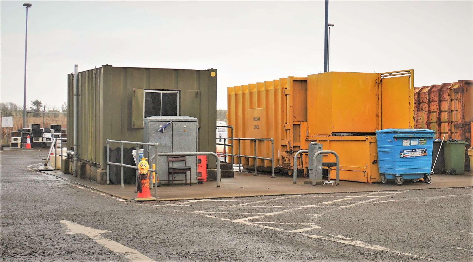 Household Waste Recycling Centre in Wick. Picture: DGS