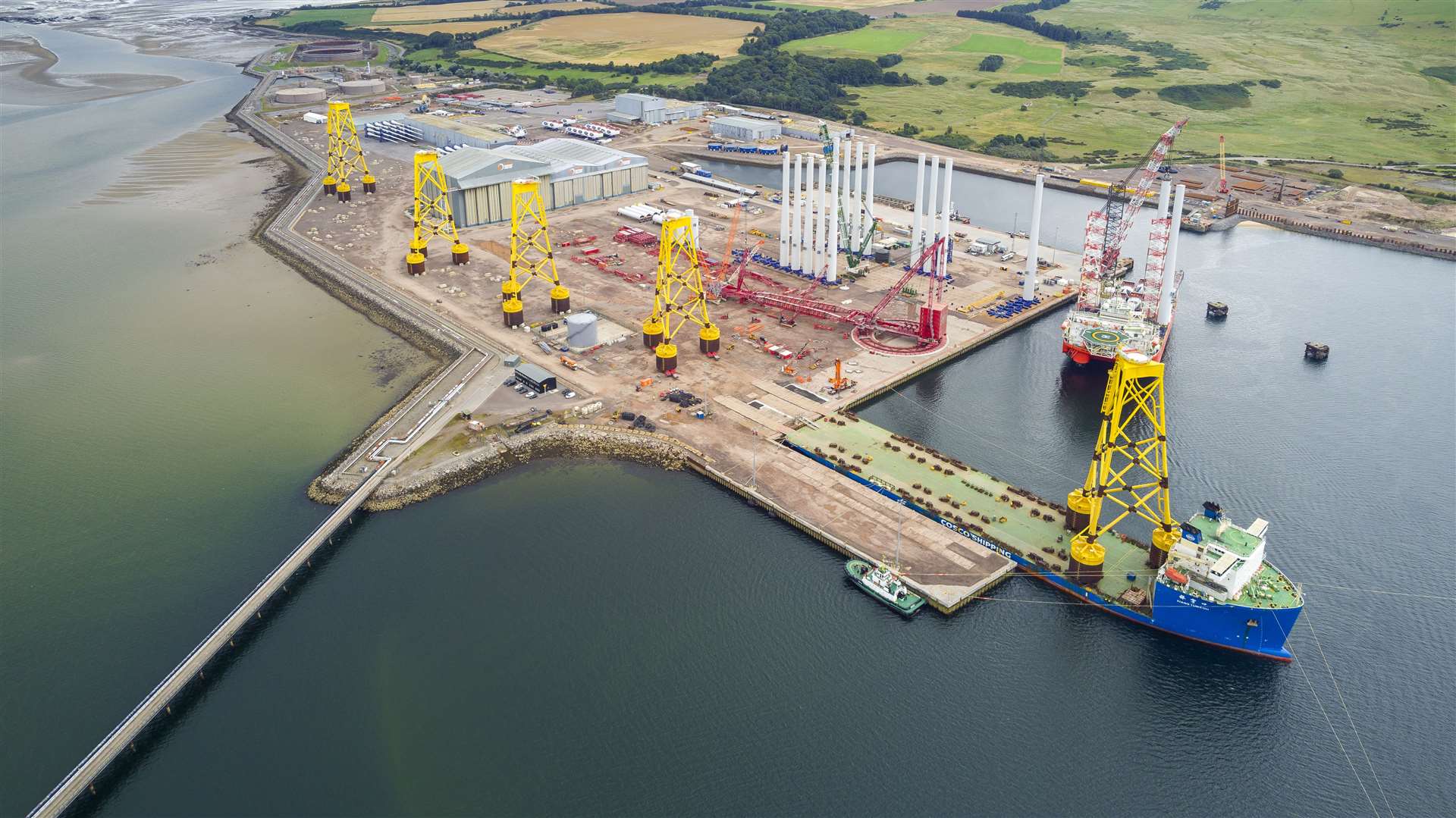 The new 'floating parliament' should be built at Nigg rather than on the Clyde, to avoid delays. Xiang Yan Kou, Port of Nigg, Nigg, Highland, Scotland, UK, Sunday 15, August, 2021.....Image by: Malcolm McCurrach | © Malcolm McCurrach 2021 | New Wave Images UK | All rights reserved. | pictures@nwimages.co.uk | www.nwimages.co.uk | 07743 719366.