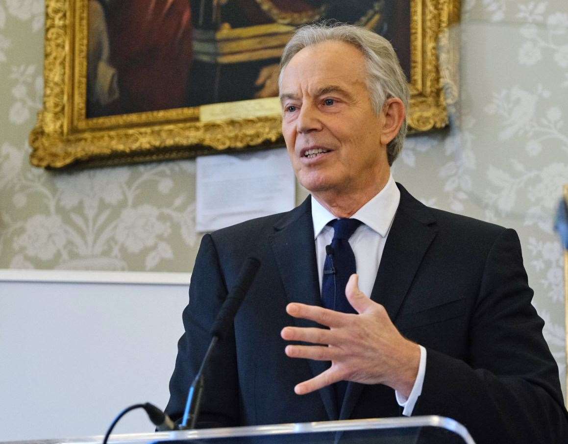 Sir Tony Blair suggested Matt Hancock had “courage” to go into the I’m A Celebrity… jungle (Owen Billcliffe/Institute of Global Health Innovation/PA)