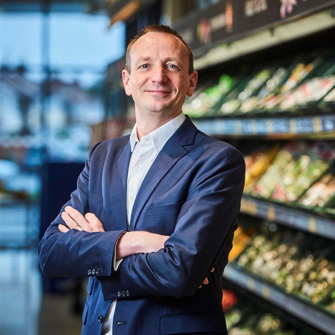 Aldi chief executive officer Giles Hurley said Christmas ‘was all about family and football’ (Aldi/PA)
