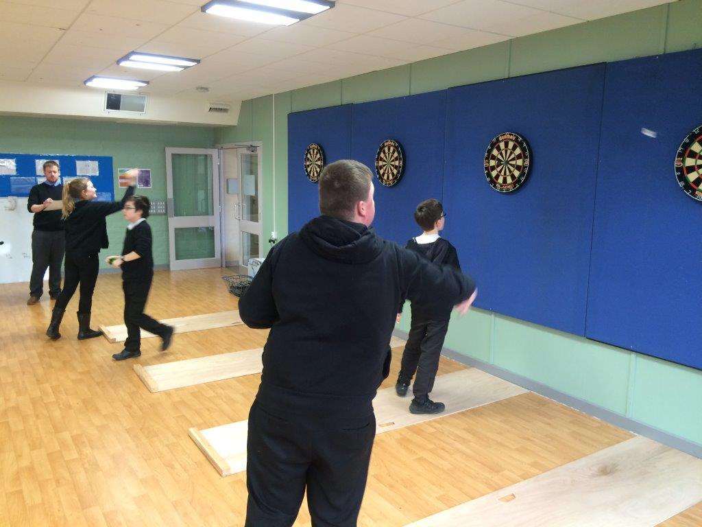 Three students at Wick High School already play in the Wick and District Darts League.
