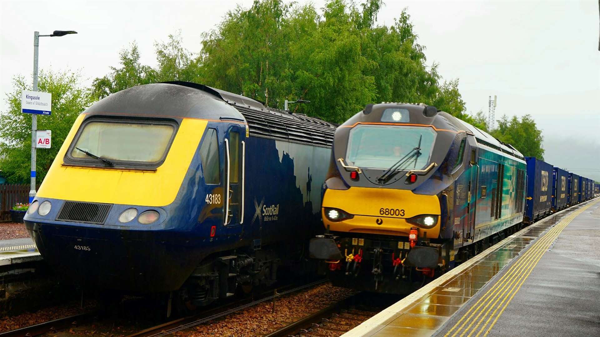 ScotRail will end services early today ahead of strong winds. Picture David Macleod