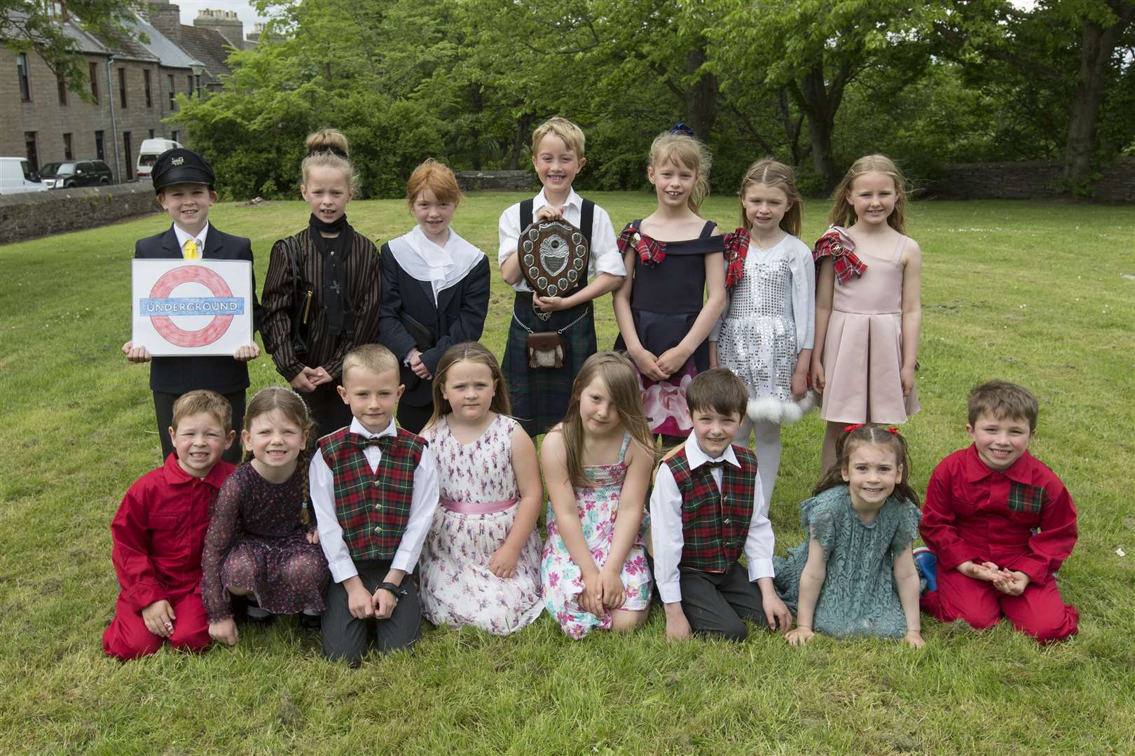 Reay P1-3 received the Nordic Shield in P3/4 dramatised song for schools with one to three teachers. Picture: Robert MacDonald / Northern Studios
