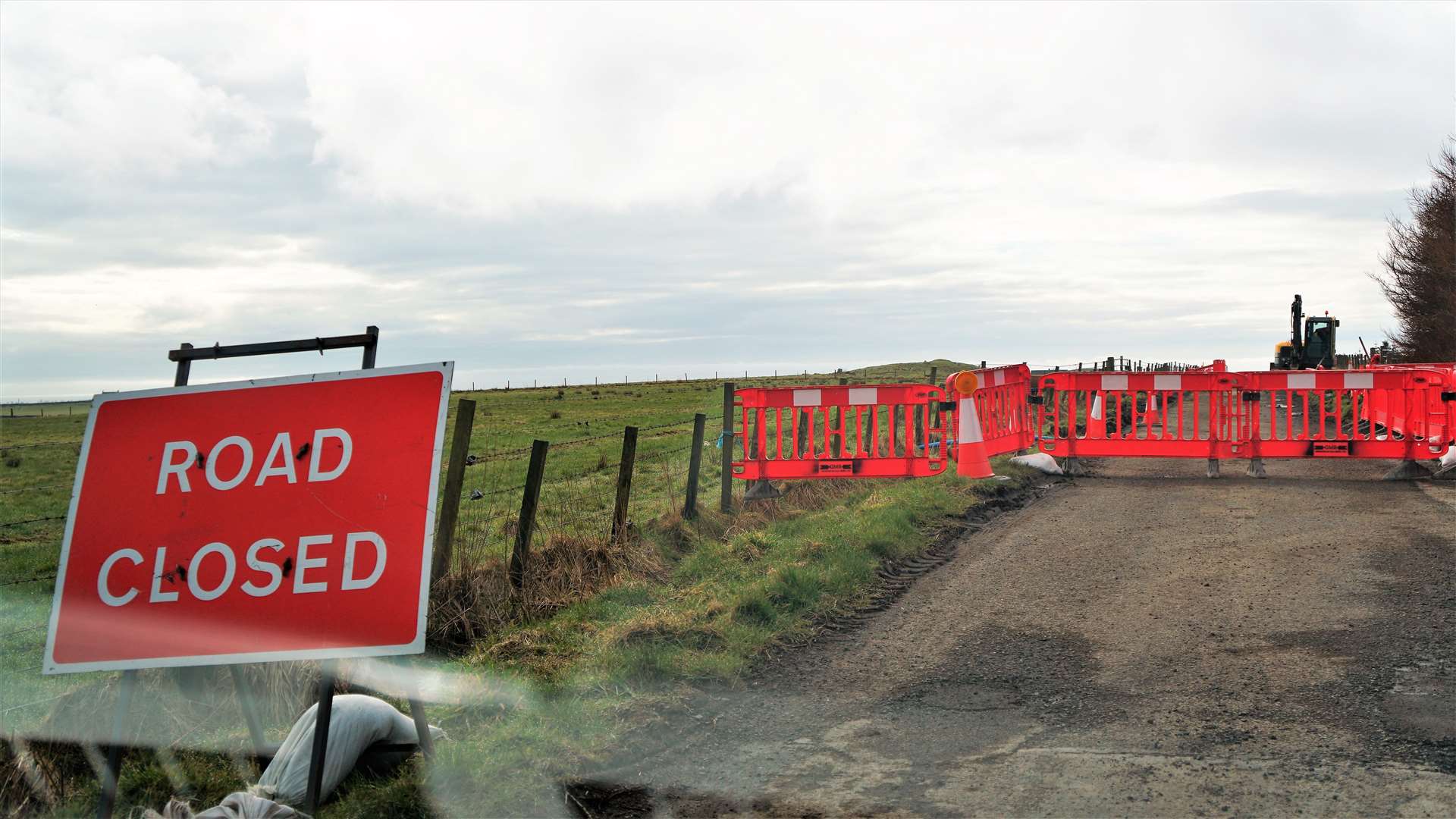 The road will be closed until February next year and a diversion is in place close by. Picture: DGS