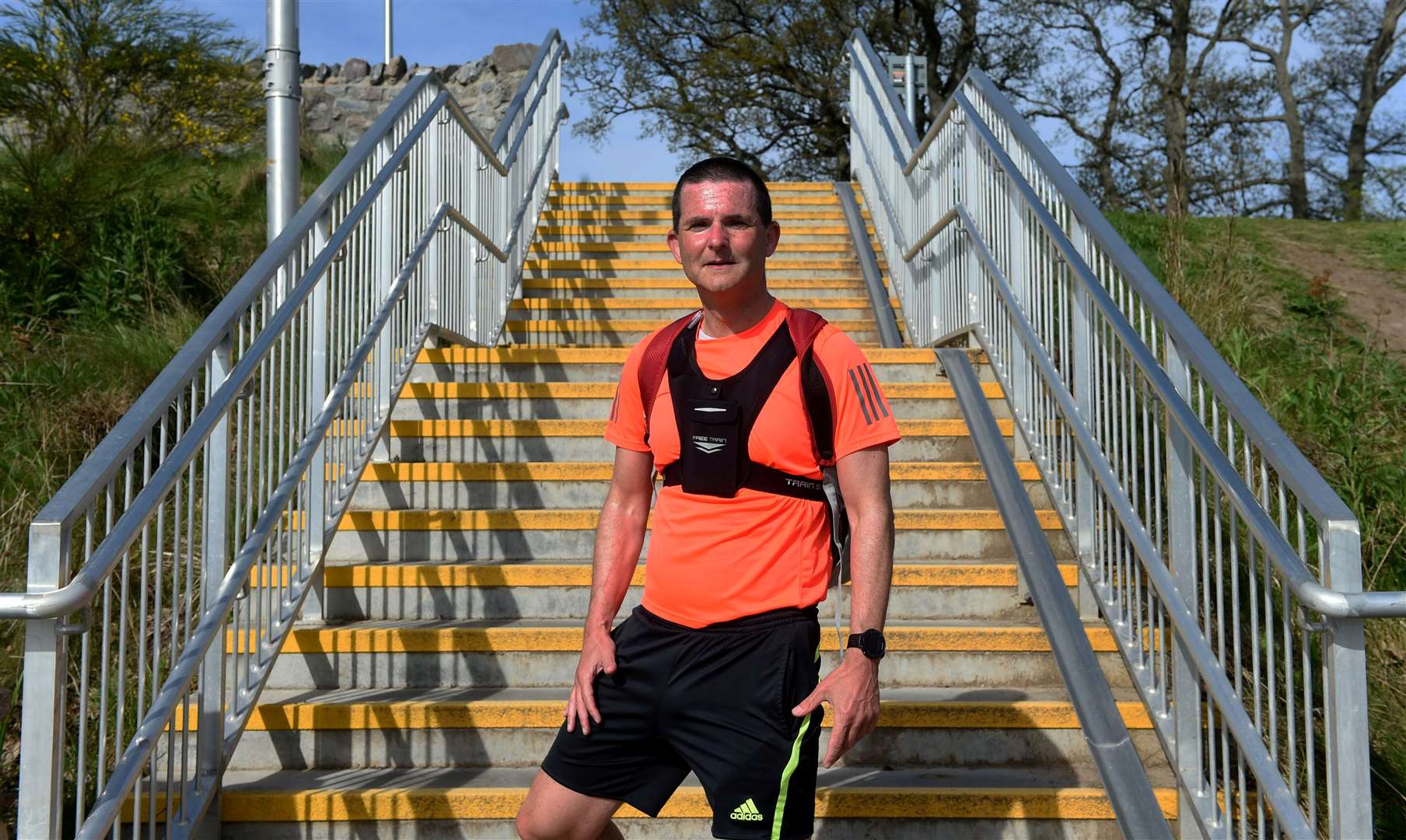 Referee Billy Baxter is aiming to run 10 marathons in a month for the NHS as thanks for its efforts during the coronavirus crisis. Picture: Callum Mackay