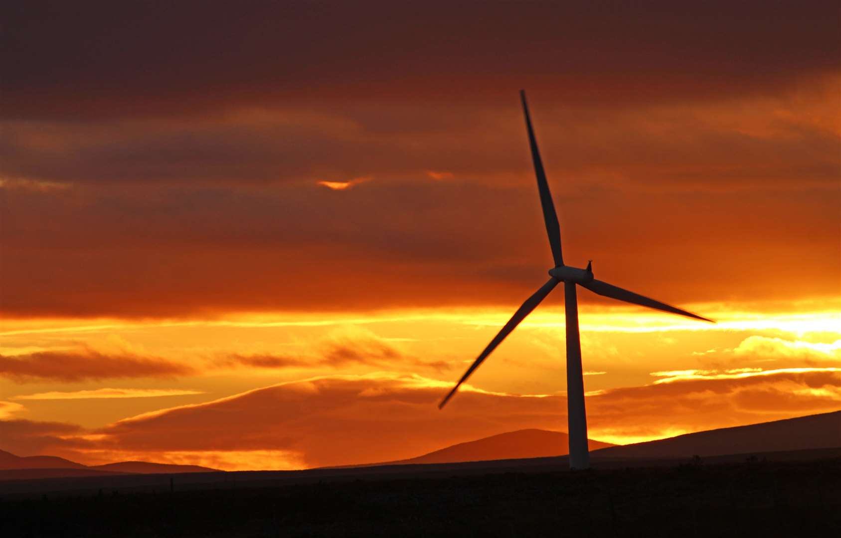 Tourism is 'not negatively affected by wind farms', according to George Baxter. Picture: Alan Hendry