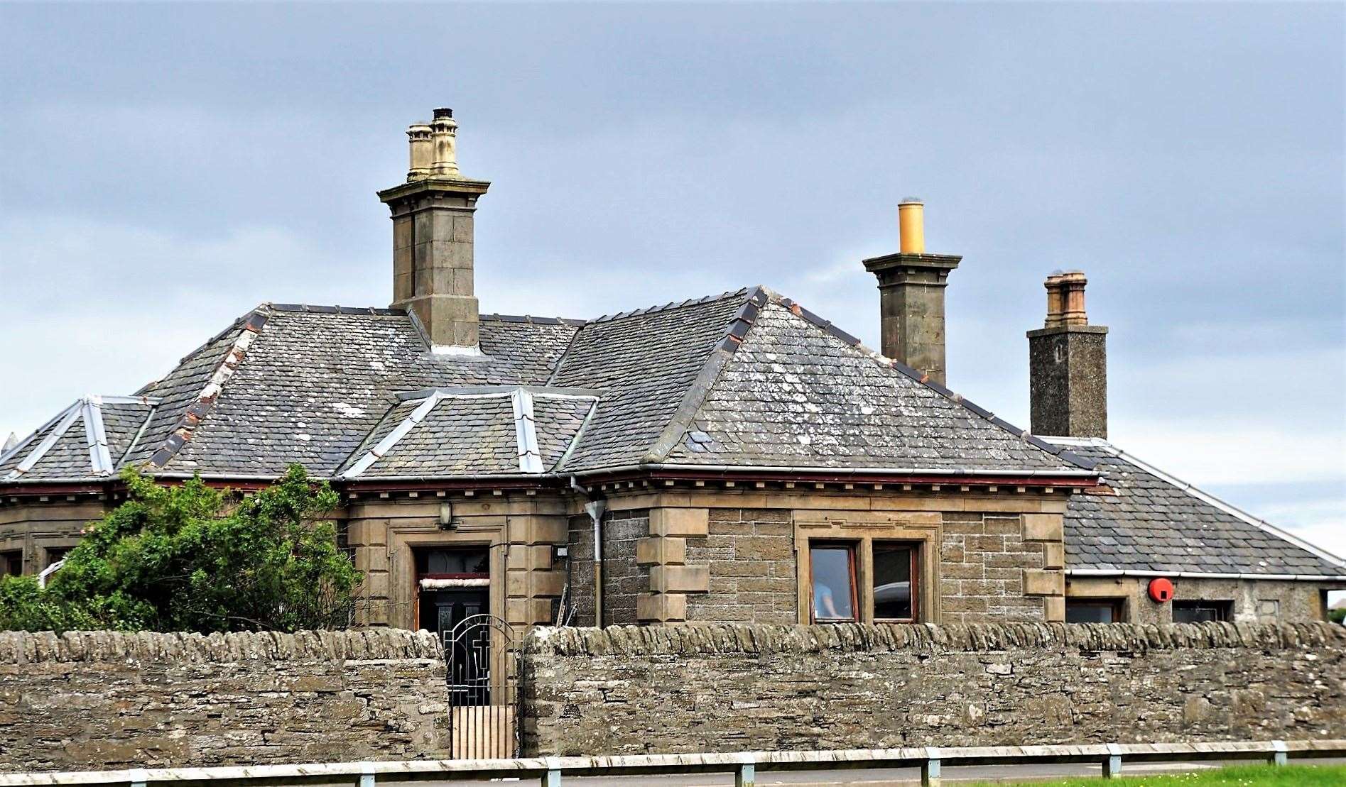 Ruag House at Wick's old cemetery has been redeveloped and modernised after destruction by vandals. Picture: DGS