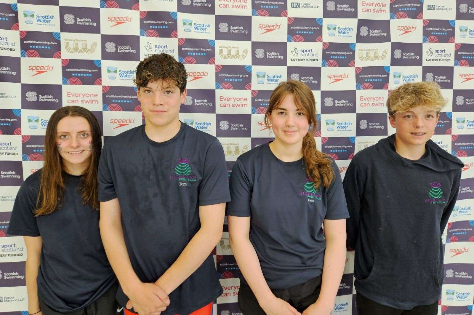 From left: Emily MacDougall, Tom Armitage, Keira Bain and Jed Armitage (missing from the picture is Megan Mackay).