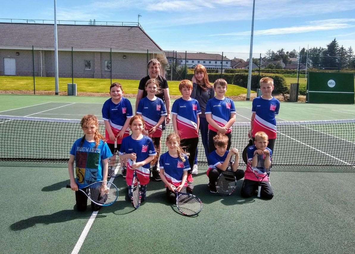 Coach Carole Cameron and young leader Ellie Sutherland at one of last month’s sessions for 8-11 years.