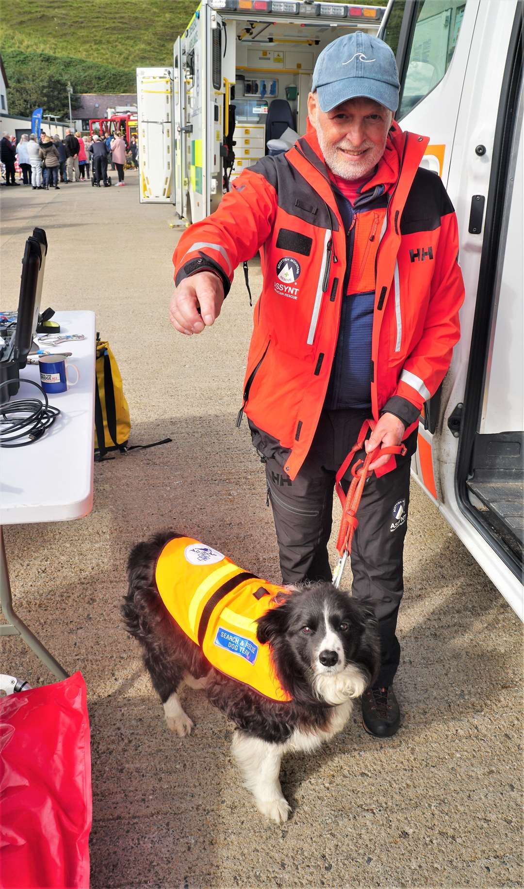 Molly the collie aided in mountain rescue missions and has recently retired said her handler Charlie MacLeod from Ulbster. Picture: DGS