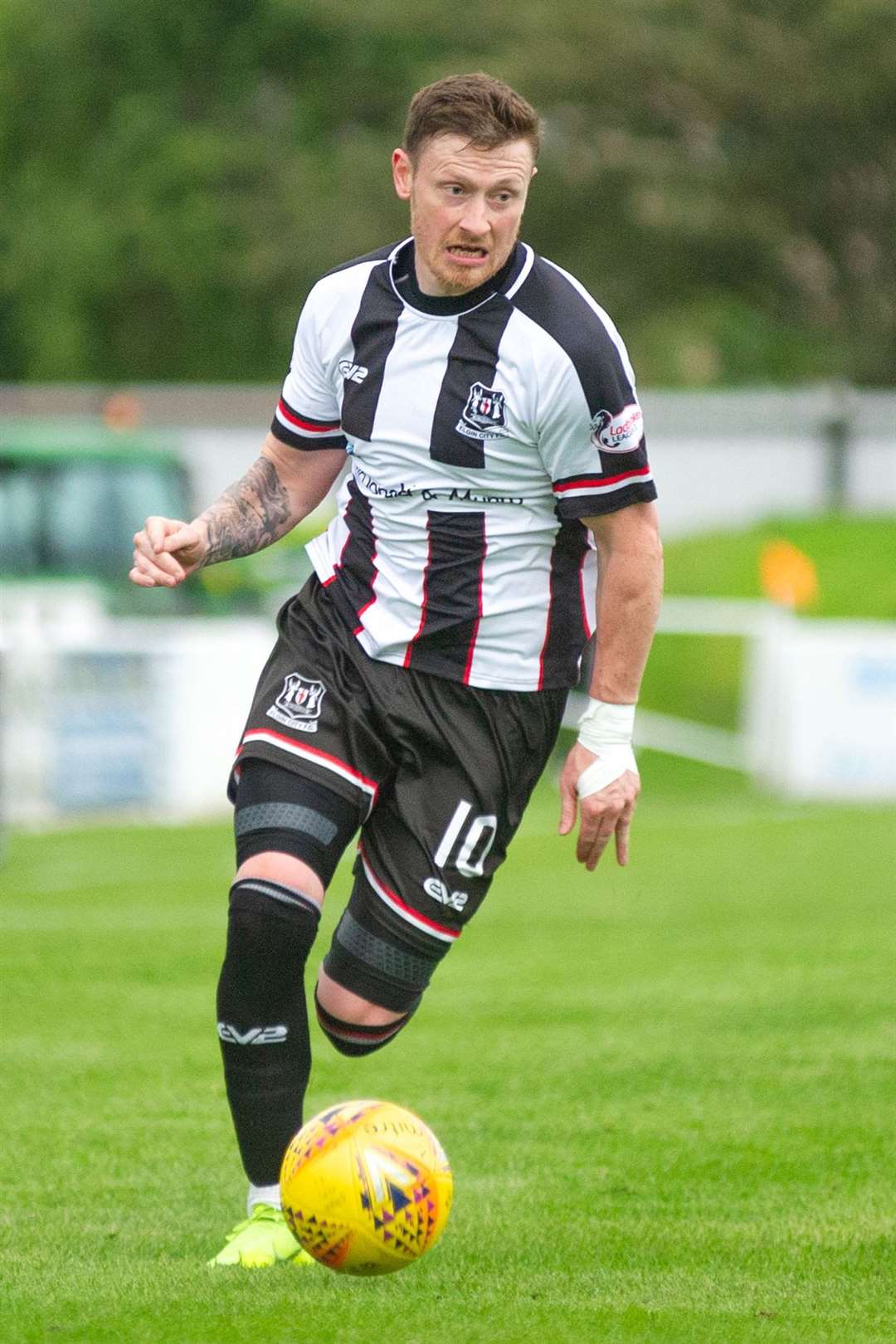 Inverness-bound Shane Sutherland had been closing in on a goal century for Elgin City. Picture: Daniel Forsyth.