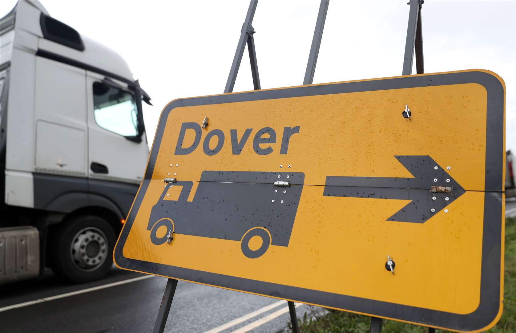 Cars with pre-booked tickets were taking about 90 minutes to be processed at Dover (Andrew Matthews/PA)