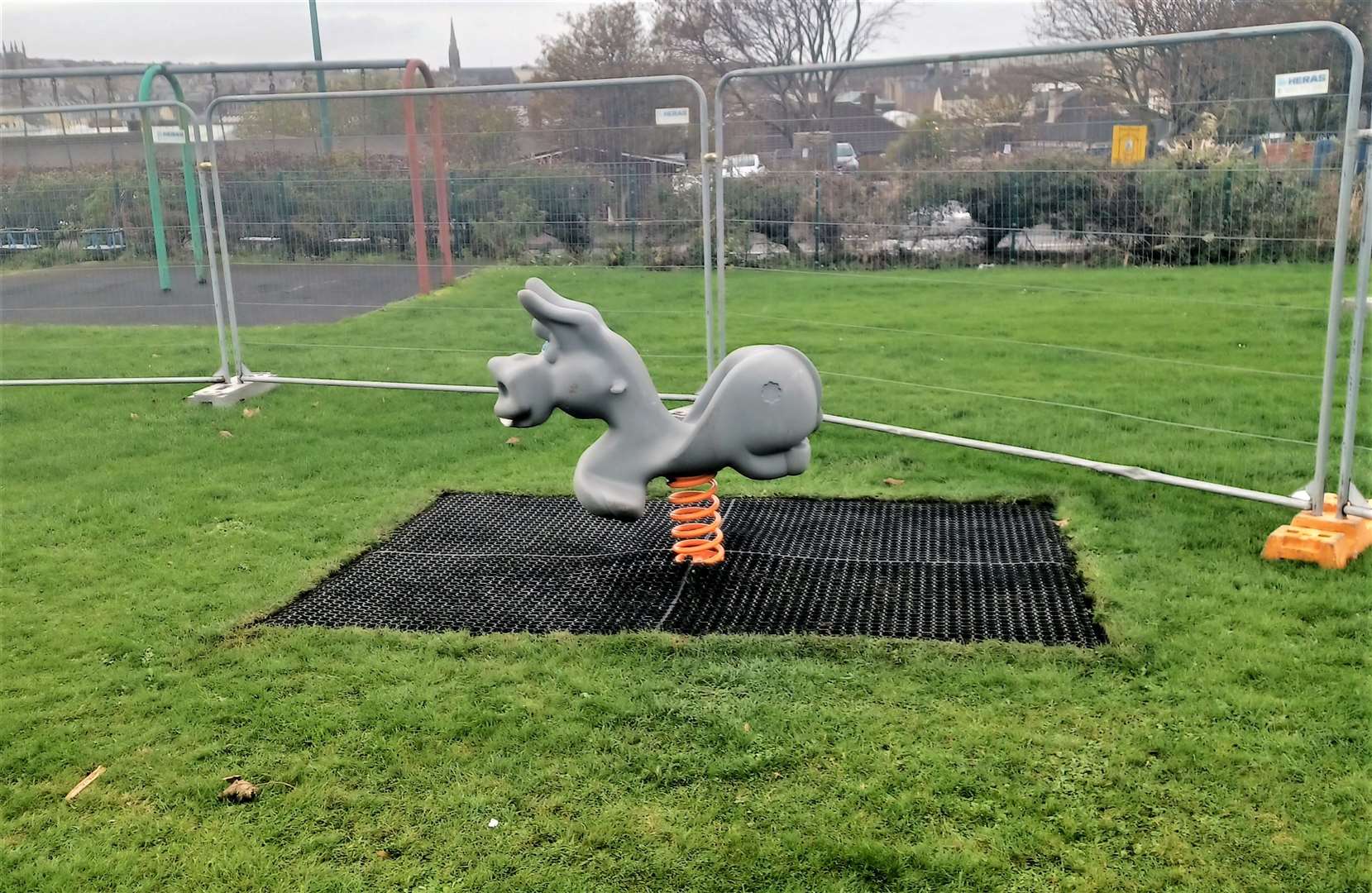 New play equipment has been installed at Castle Terrace play area. Picture: A Glasgow