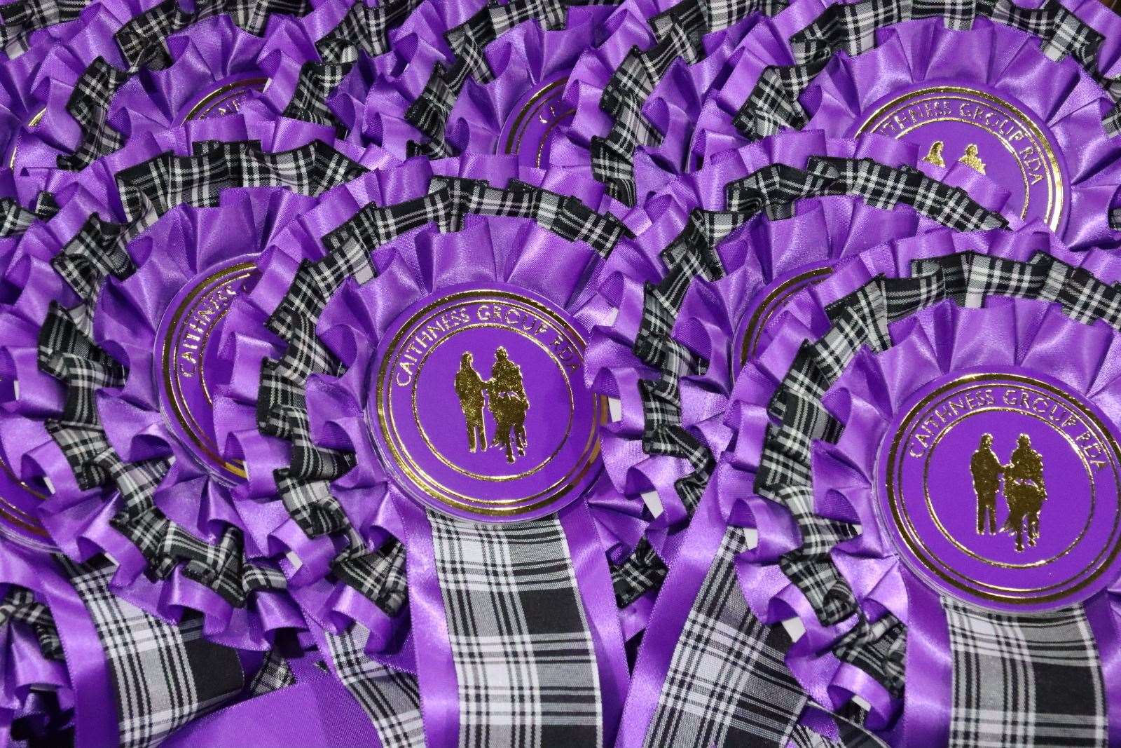 Neil Buchan took this photo of some of the rosettes that were presented during Caithness Riding for the Disabled Association's end-of-term prize-giving at the indoor centre in Halkirk.