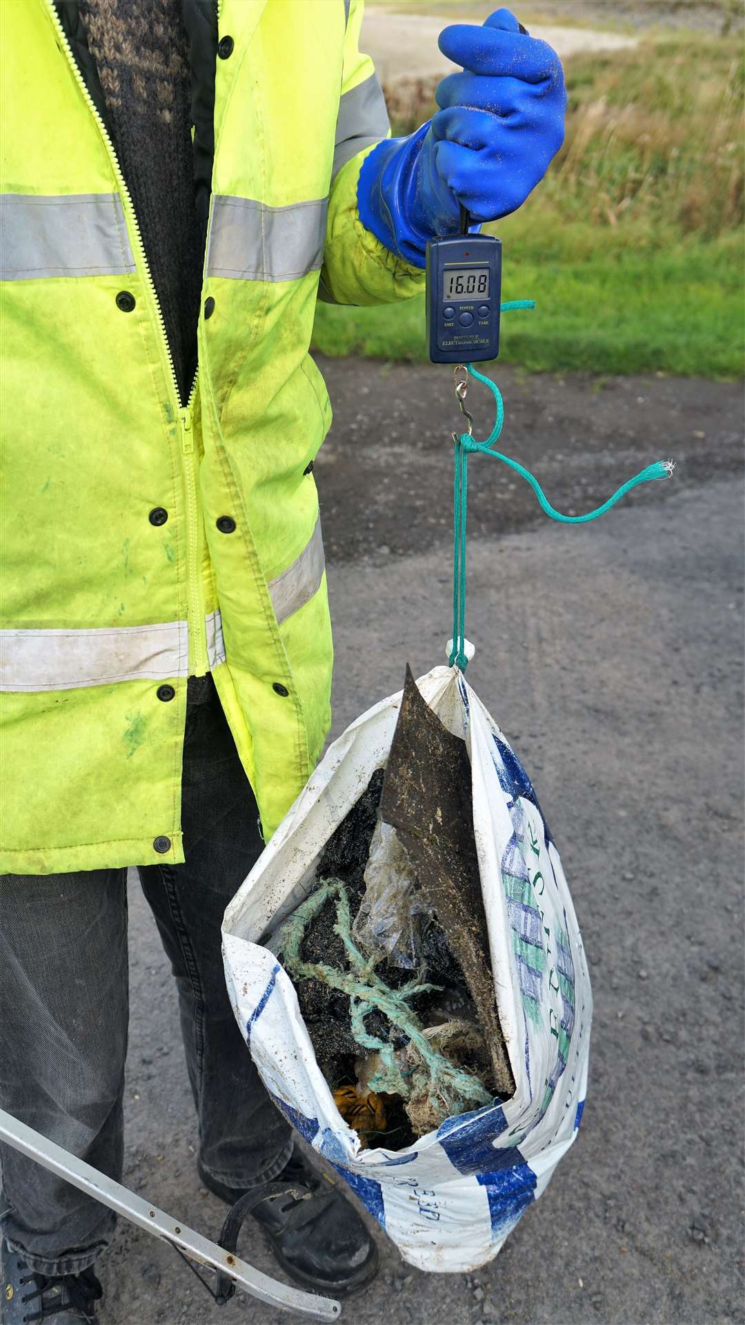 Allan Sinclair says the majority of waste material found on the Caithness coast is fishing related. Picture: DGS