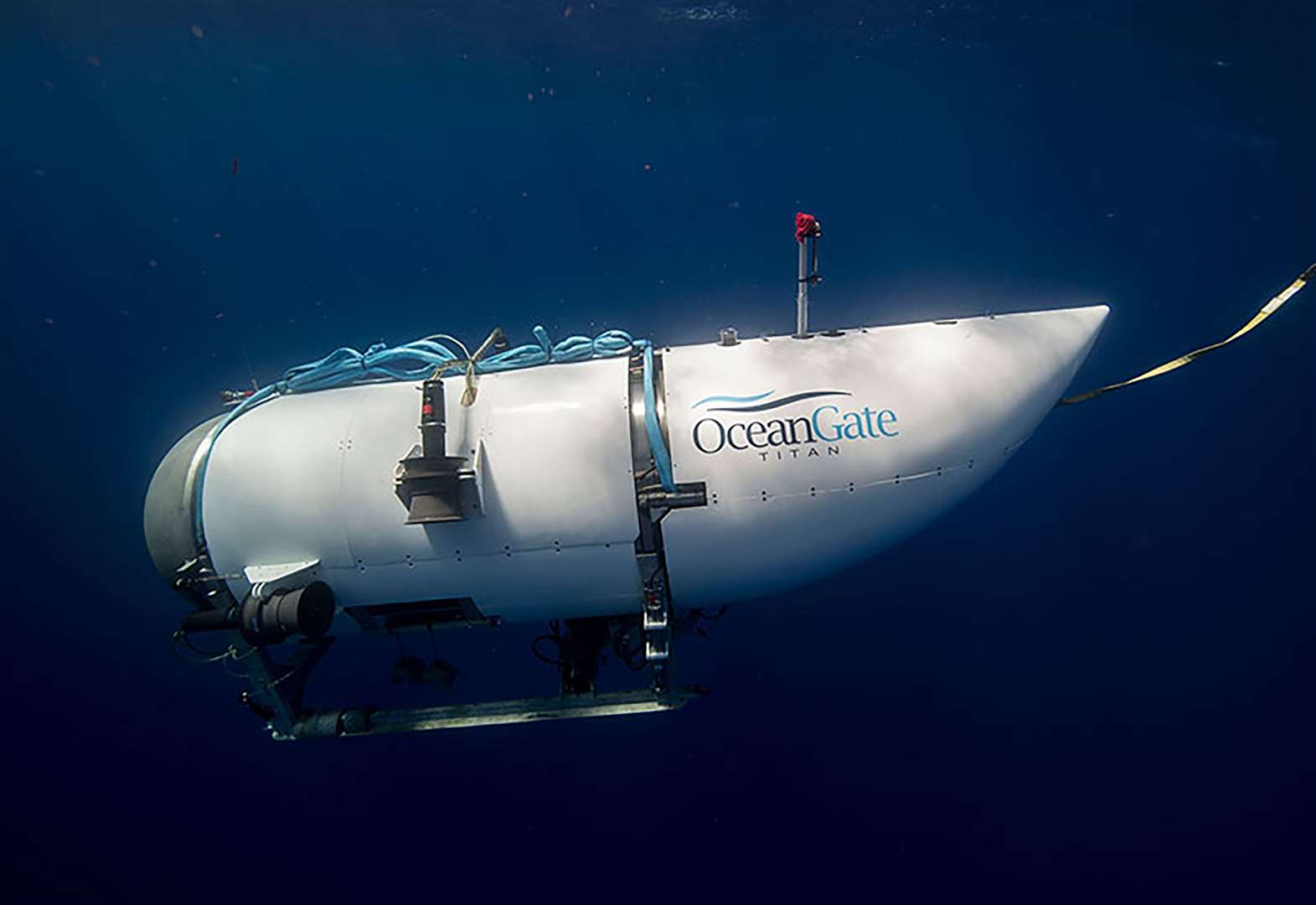 The Titan submersible vessel went missing during a voyage to the Titanic shipwreck (OceanGate Expeditions/PA)