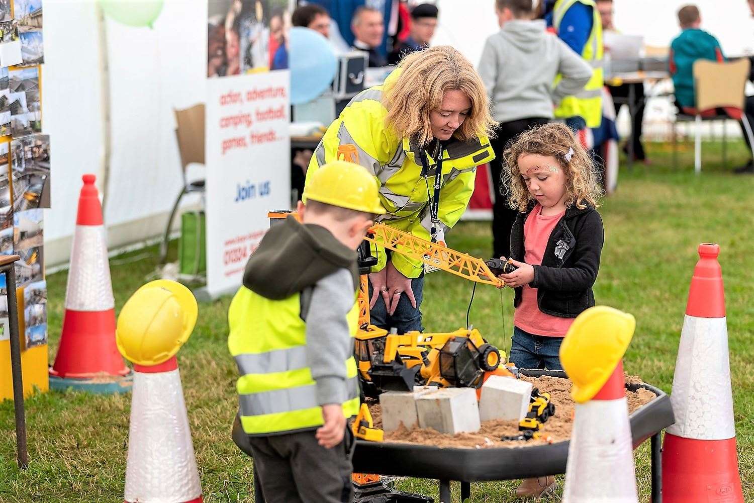 Dounreay hosted its first family day since the pandemic. Picture: Dounreay