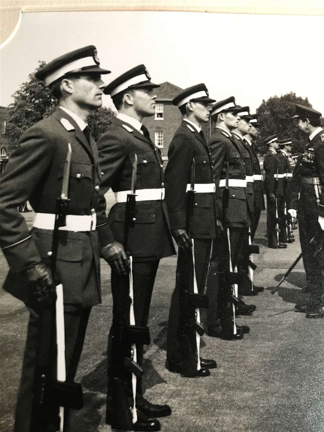Mr Orminston, second from left, pictured in the RAF (Care UK/PA)