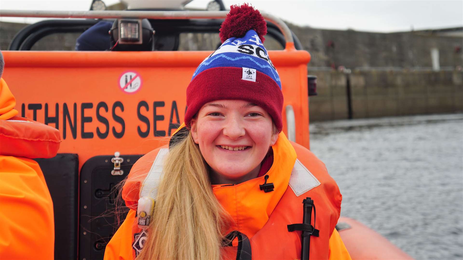 Megan Sutherland joined the Geo Explorer team and said she wanted to find out more about sailing. Picture: DGS