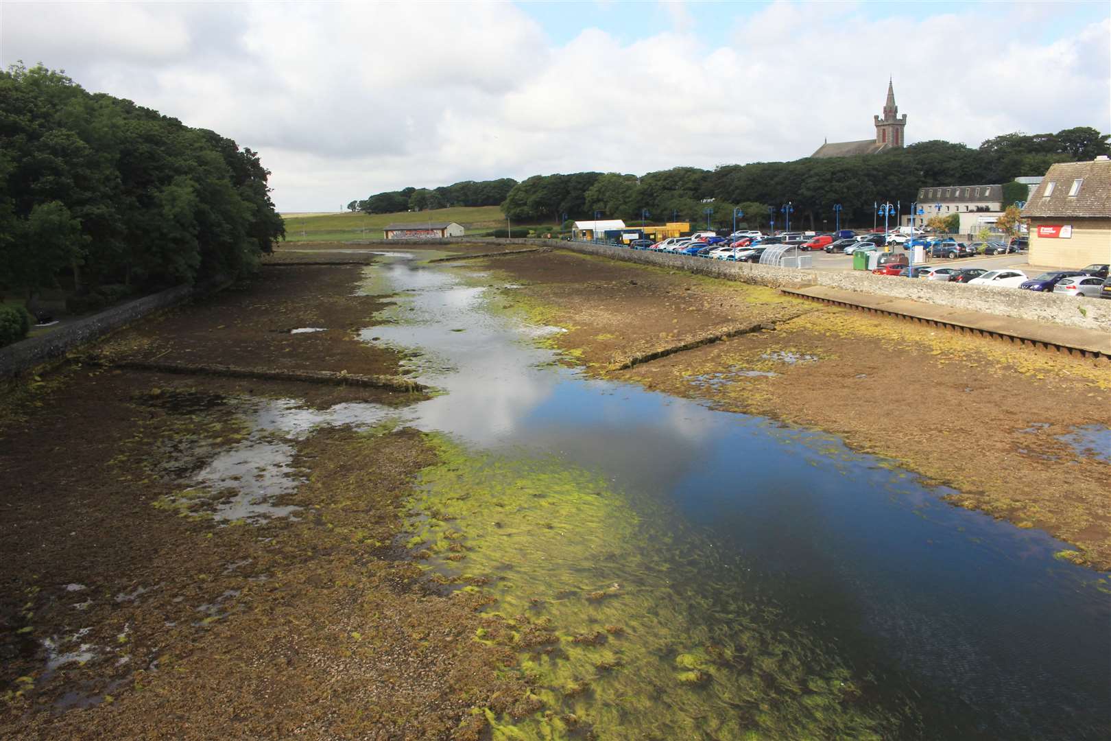 Wick River on the last day of August, as the town faced a continuing 'significant scarcity' of water. Picture: Alan Hendry