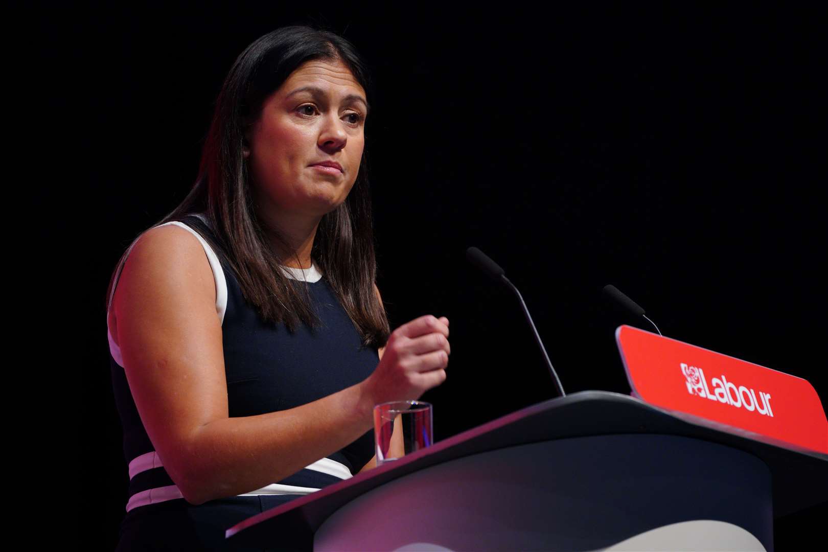 Lisa Nandy accused Rishi Sunak and Michael Gove of weakness in the face of a Tory revolt (Peter Byrne/PA)