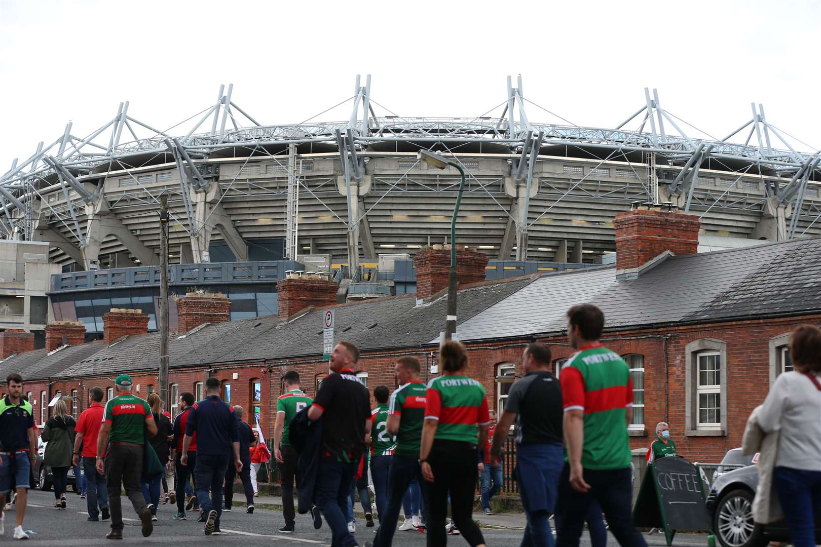 Croke Park was filled with fans (Damien Storan/PA)