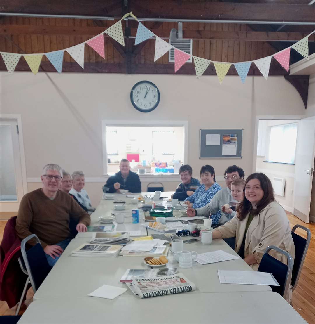 One of the Sinclair’s Bay Social Spaces sessions in Reiss. Picture: Sinclair’s Bay Trust