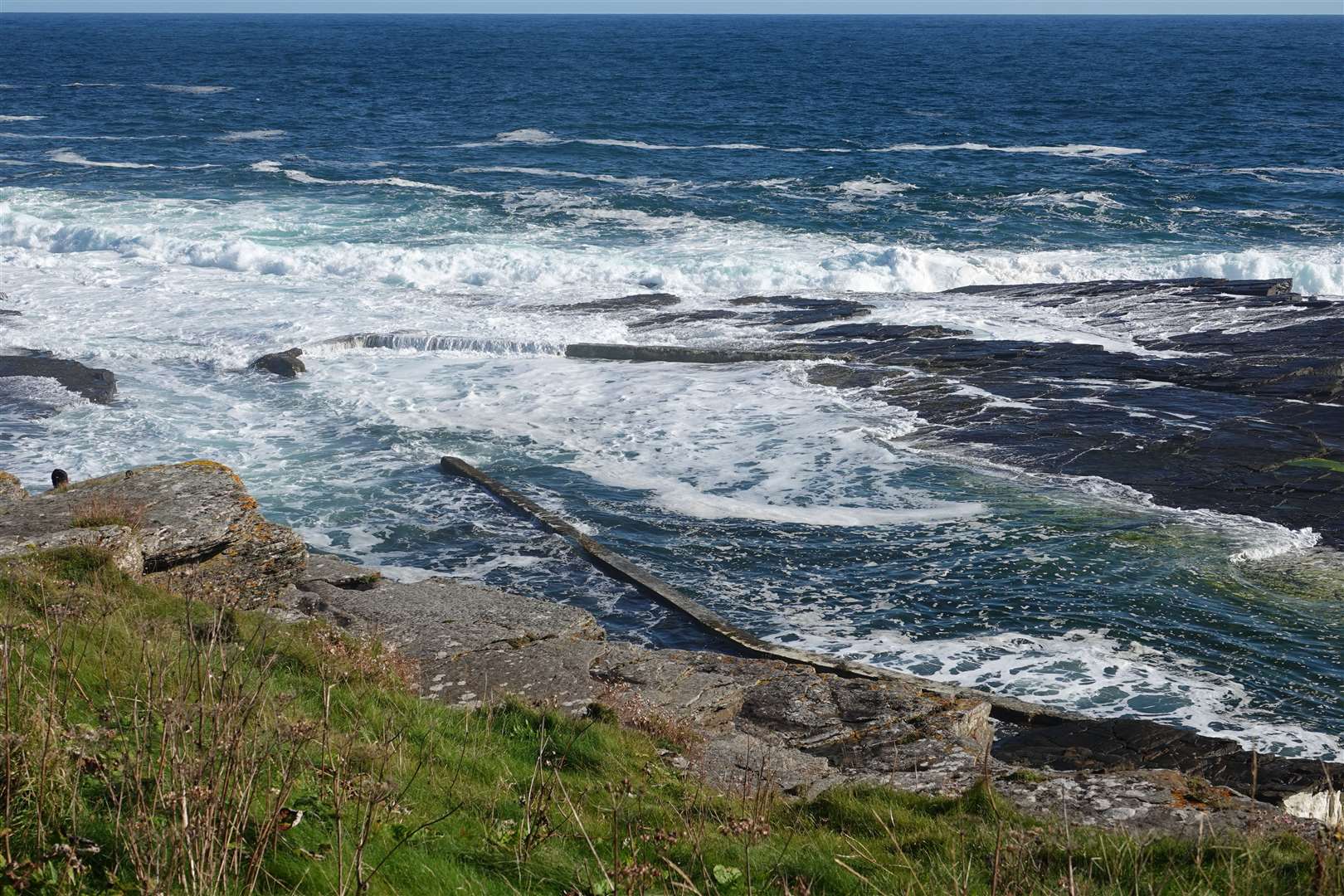 Derek Bremner sent in this image of the Trinkie pool, taken as he cycled past.