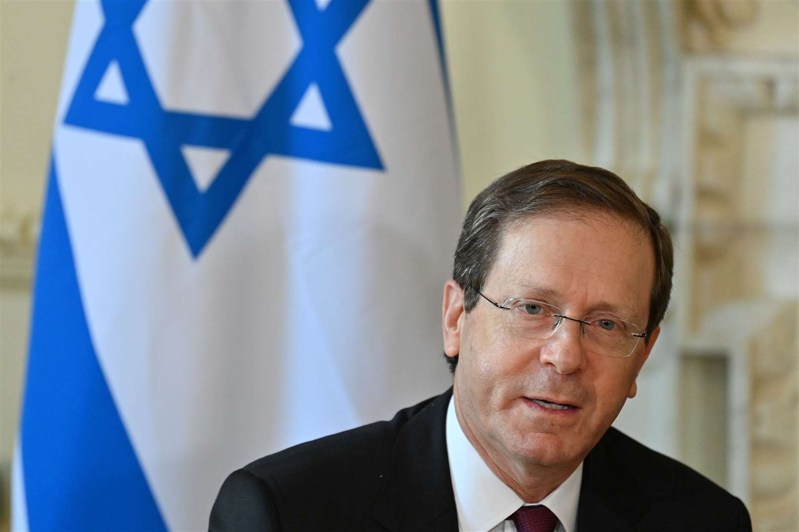The President of Israel, Isaac Herzog (Justin Tallis/PA)