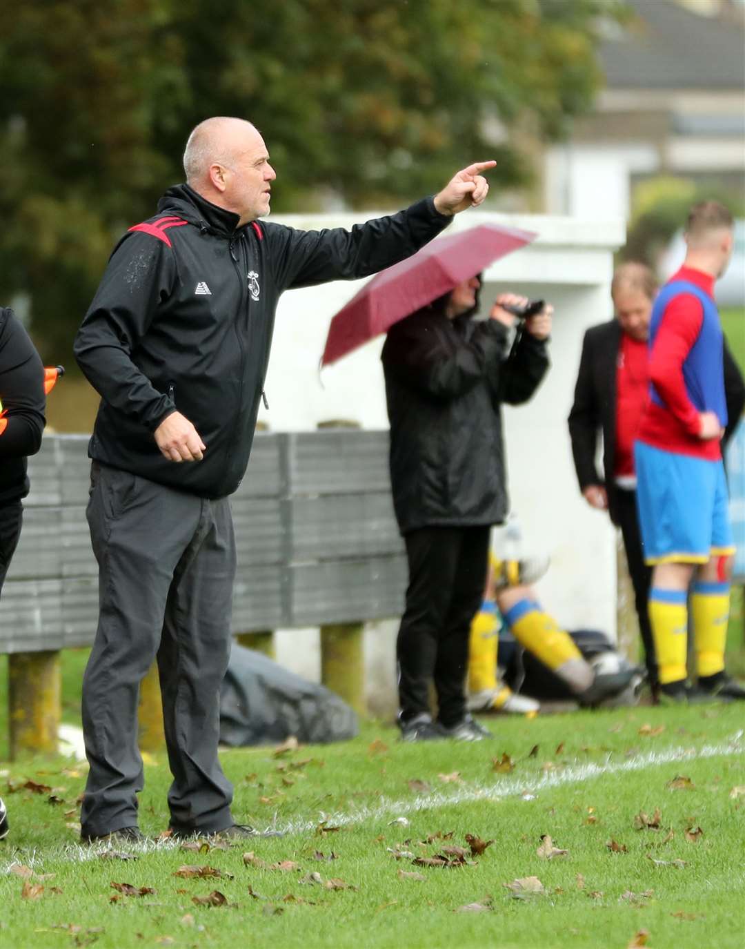Stevie Reid on the touchline during Thurso's recent home defeat to Orkney in the North Caledonian League. Picture: James Gunn