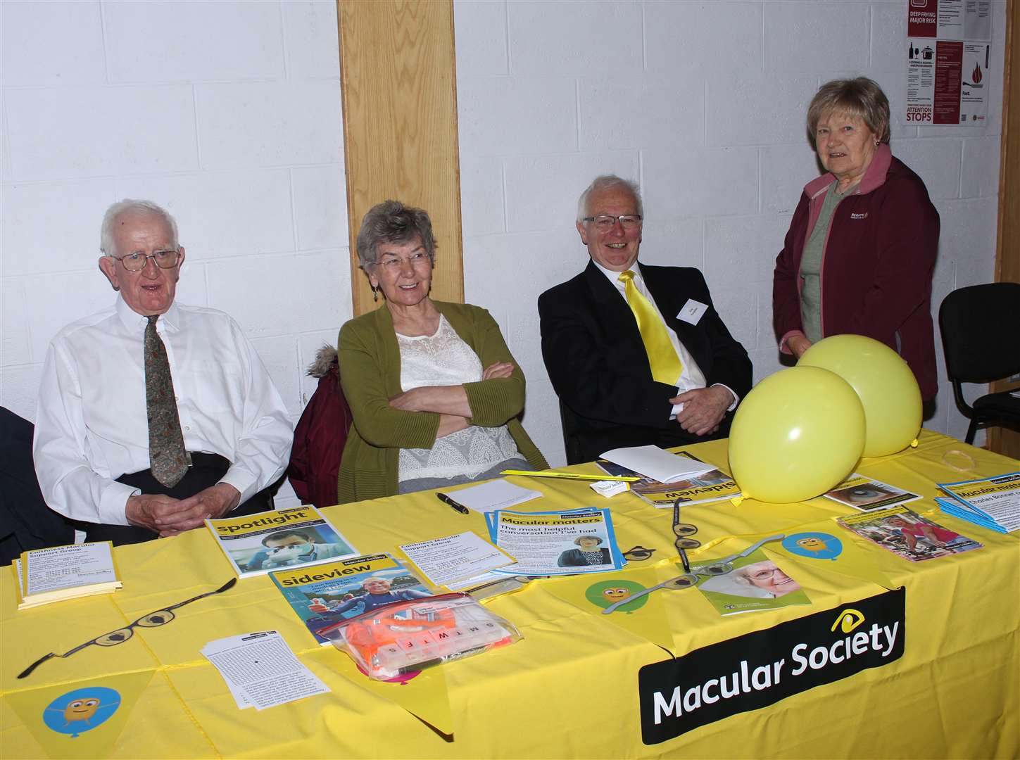 Caithness Macular Support Group representatives at last year's Caithness Health and Wellbeing Market in Wick.