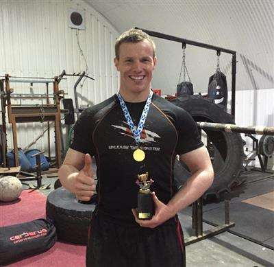 Ryan Macintosh was also named Scotland's Natural Strongest Man in May.