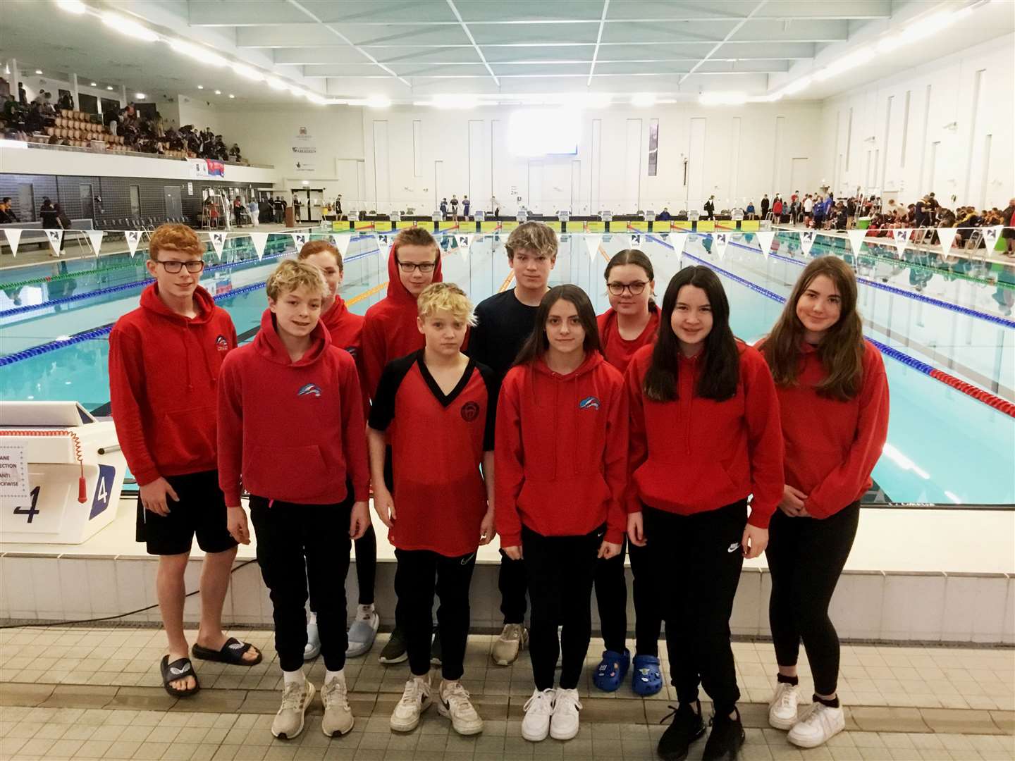 Thurso Amateur Swimming Club members who competed in round one of the North District Age Group Championships.