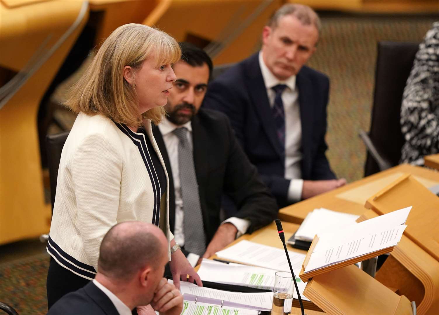 Deputy First Minister Shona Robison stepped in after Michael Matheson resigned as health secretary (Andrew Milligan/PA)