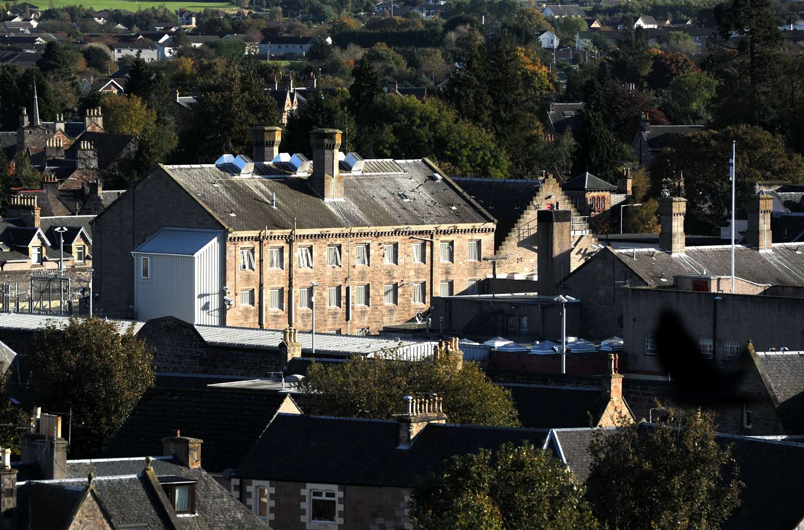 Porterfield Prison in Inverness, where the two Covid cases were confirmed.