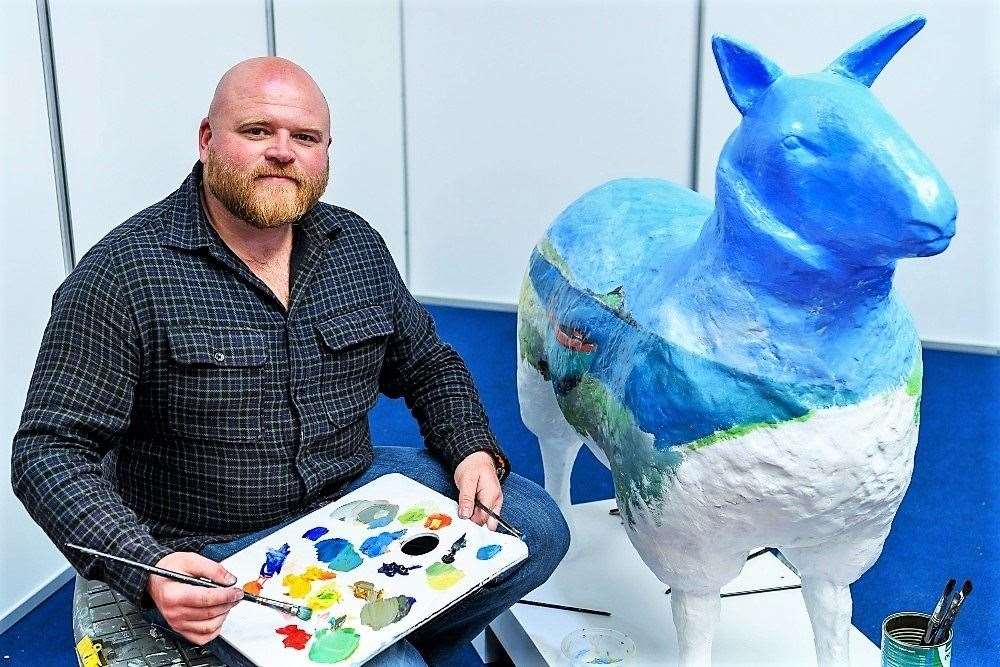 Artists from across the country will decorate the touring sheep to raise awareness of emerging Scottish artistic talent.