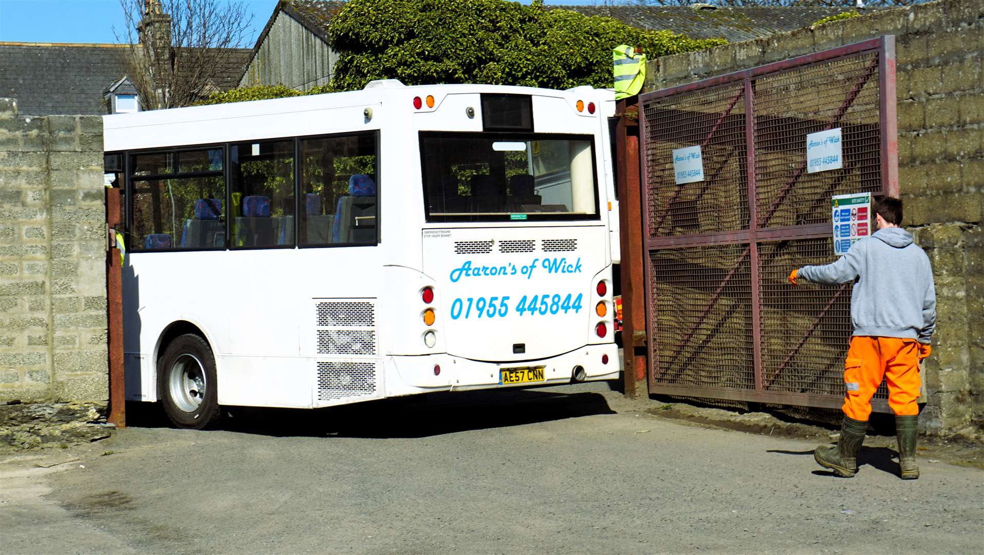 Aaron's of Wick at its depot in the town. Picture: DGS