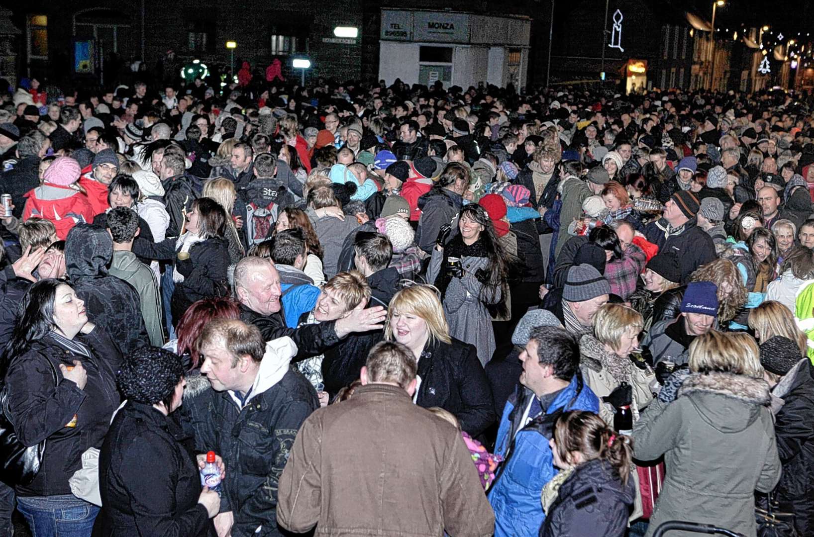 Thousands turned out for Thurso’s street party on Hogmanay 2010 as it made a comeback after the cancellation of the previous year's event. Picture: John Baikie