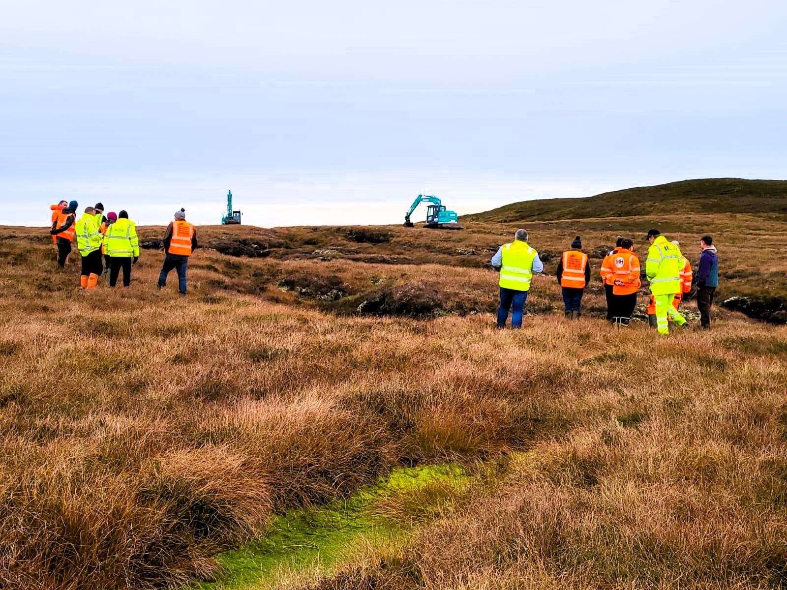 Peatland training site. Picture supplied