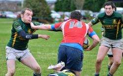 The Greens in action against Gordonians on Saturday. Photo: Brian Battensby