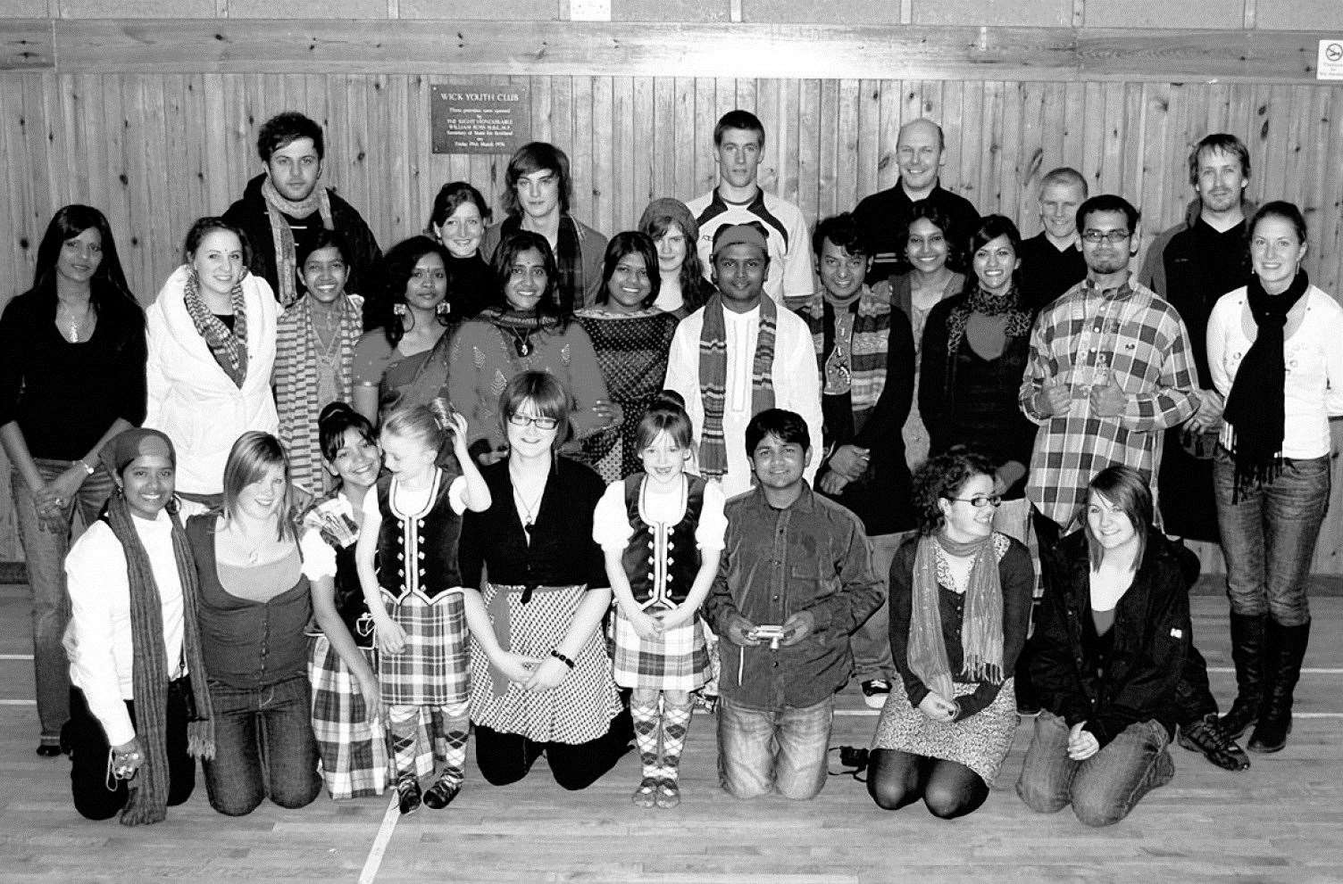 This week in 2008, Wick Youth Club organised a ceilidh for members of a Global Xchange team from the UK and Bangladesh who were staying in the north.