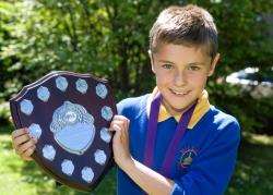 Ewan Macdonald, of Miller Academy in Thurso, won the Mackay Shield for vocal solo P4.