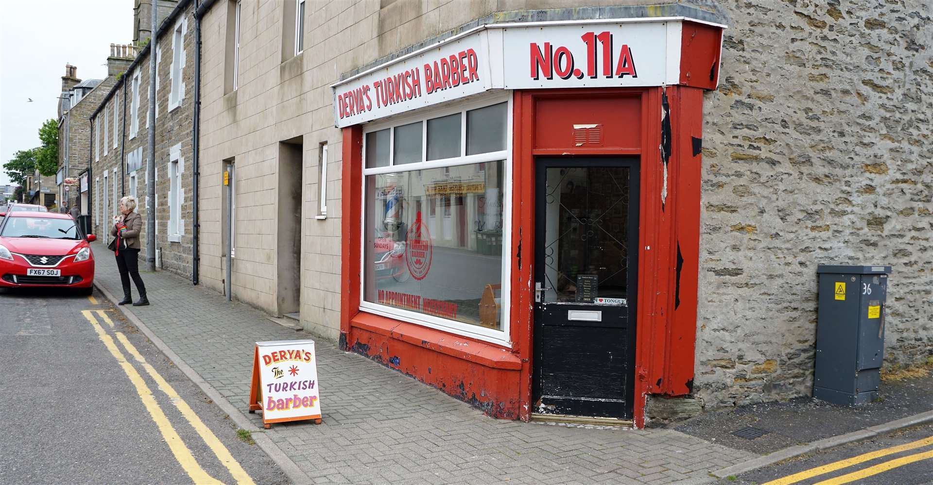 Derya's Turkish Barber shop in Thurso has many loyal customers who supported the appeal. Picture: DGS