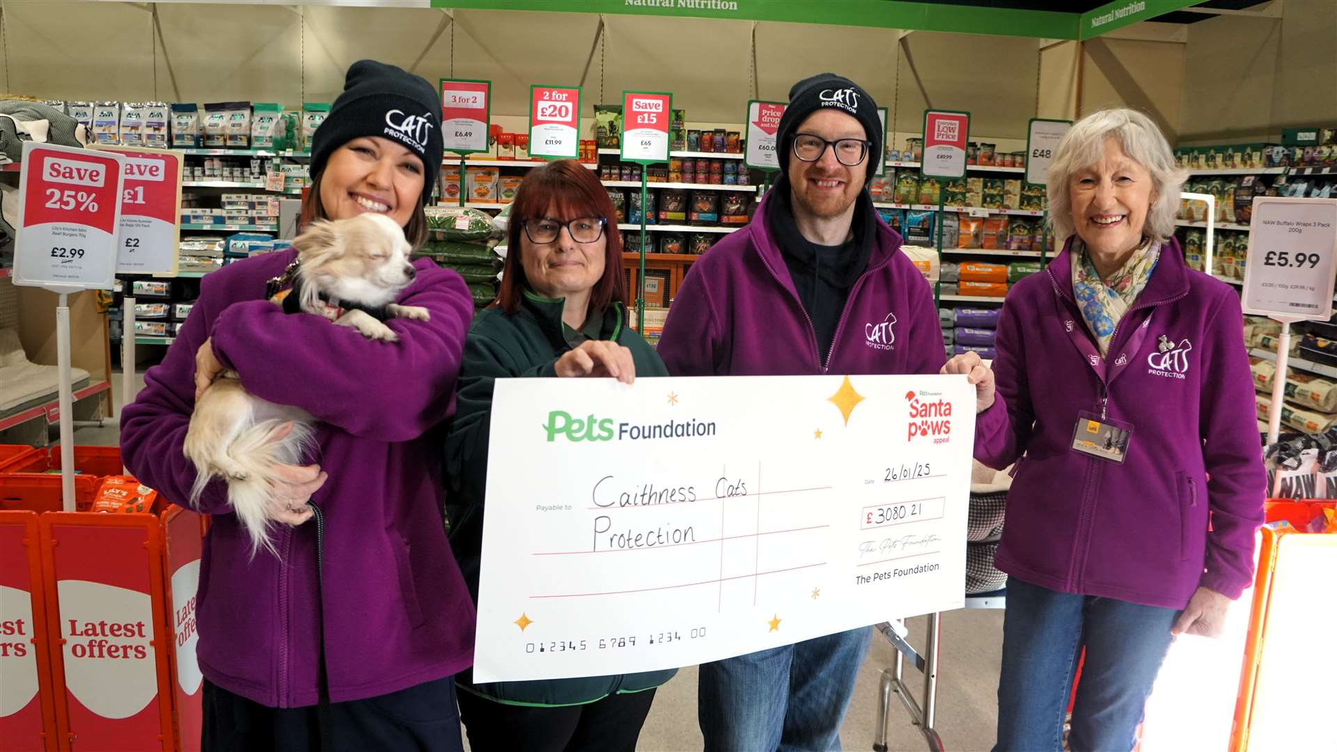 The Cats Protection volunteers also sent out a vote of thanks to Pets at Home for allowing the charity to host its pop-up tables in the shop. Picture: DGS
