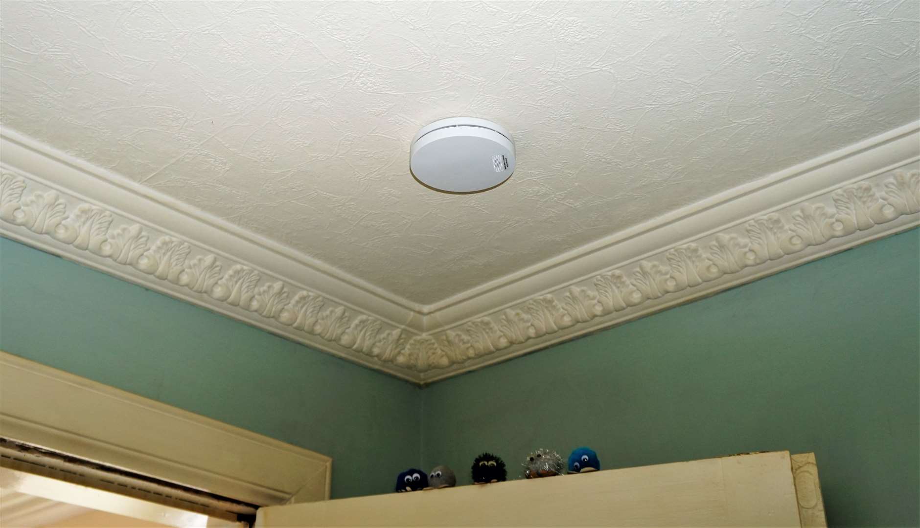 Interlinked smoke alarm recently installed in a Caithness house. Picture: DGS