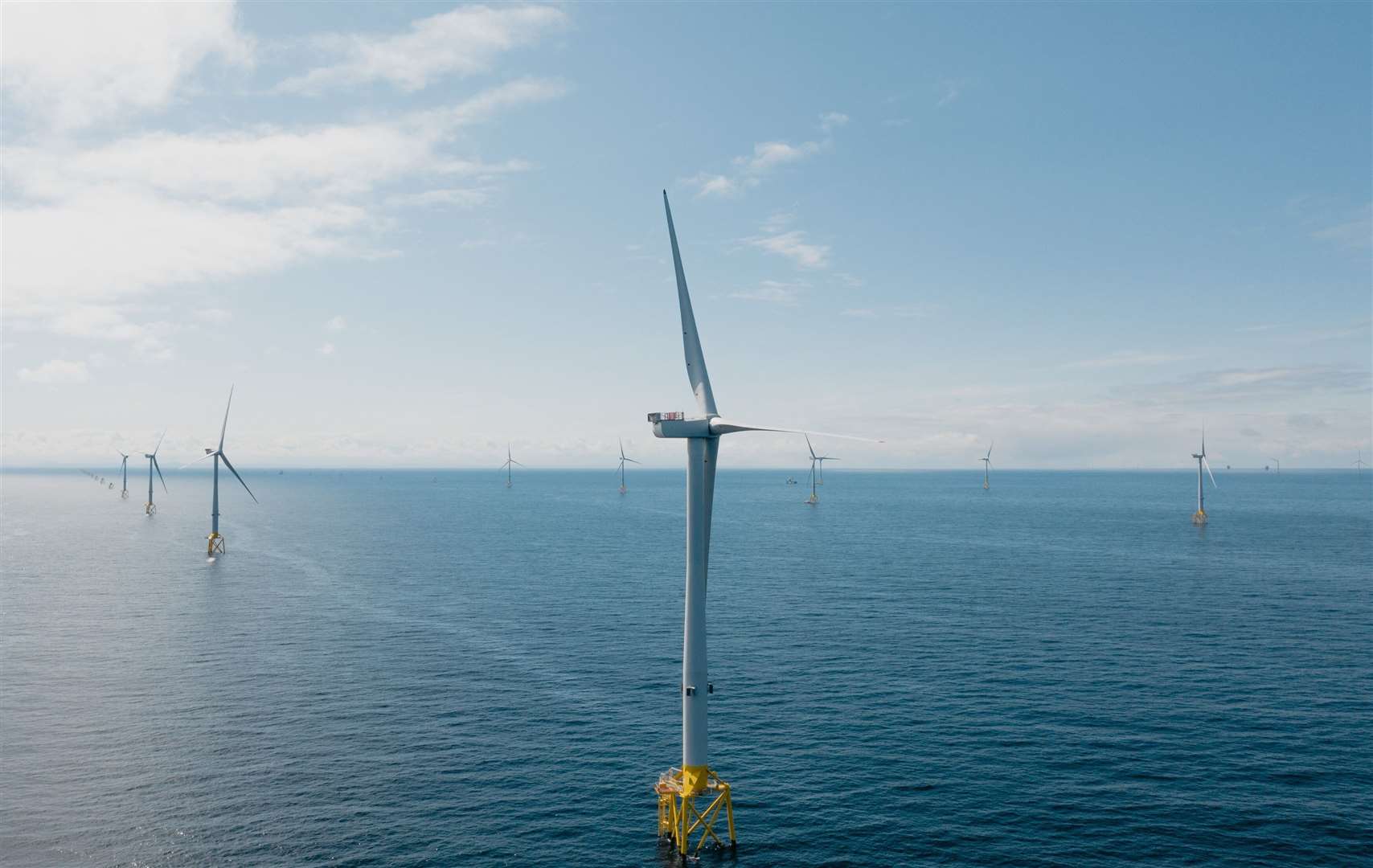 Turbines in Ocean Winds' Moray East wind farm. Picture: Ocean Winds