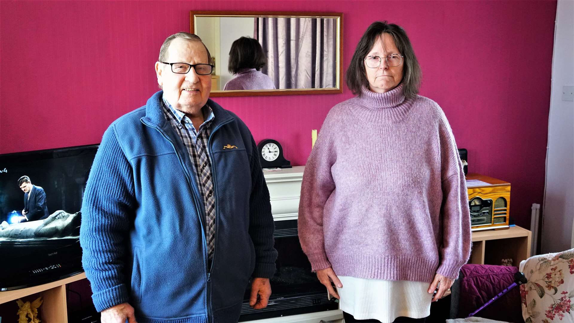 Mr Harris and Mrs Smith say they are not the only supported housing tenants on Jeffrey Street who are struggling to heat their homes. Picture: DGS