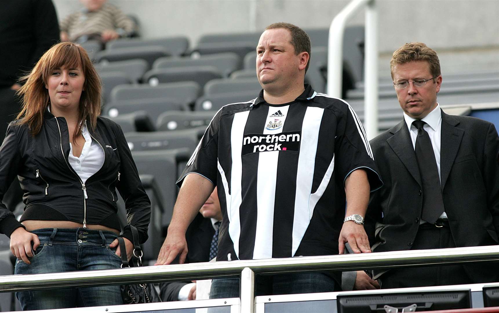Newcastle United owner Mike Ashley, shortly after first buying the club (Owen Humphreys/PA)